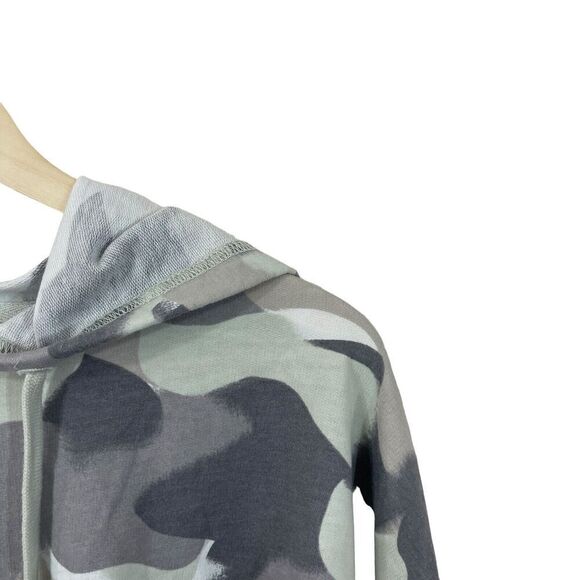 Z Supply Medium Rowan Camo Hoodie Crop Camoflauge Cotton Blend Womens - Picture 6 of 16